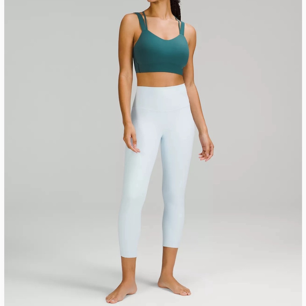 NWT Lululemon Light Blue Align 25’ with pockets
